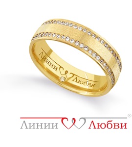 Обручальное кольцо с бриллиантами Л11151146