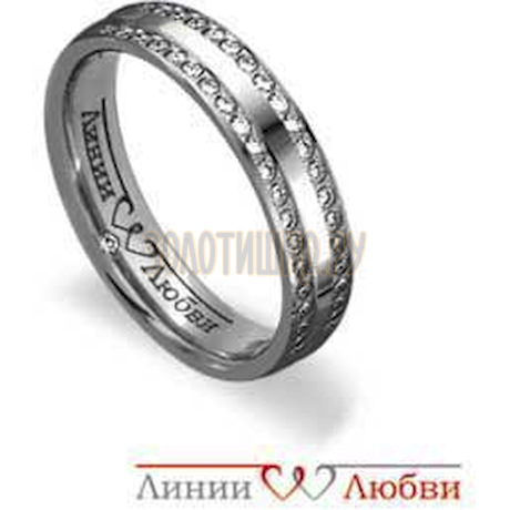 Обручальное кольцо с бриллиантами Л31101136