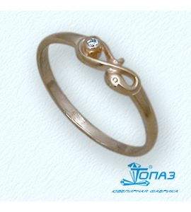 Кольцо с бриллиантом Т10101683