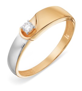 Кольцо с бриллиантом Т13101А224