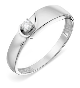Кольцо с бриллиантом Т33101А224