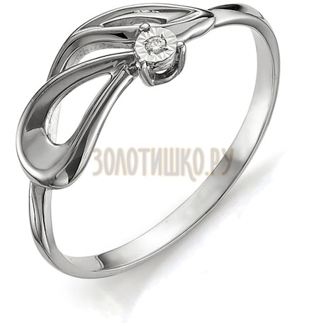 Кольцо с бриллиантом Т305613396