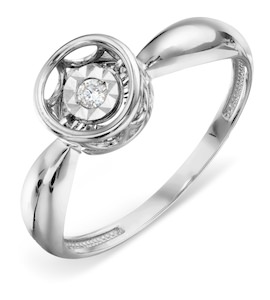 Кольцо с бриллиантом Т305618647