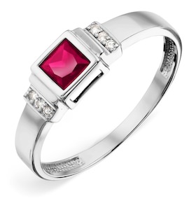Кольцо с рубином и бриллиантами Т306018857_2