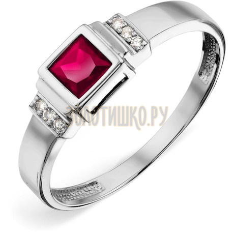 Кольцо с рубином и бриллиантами Т306018857_2