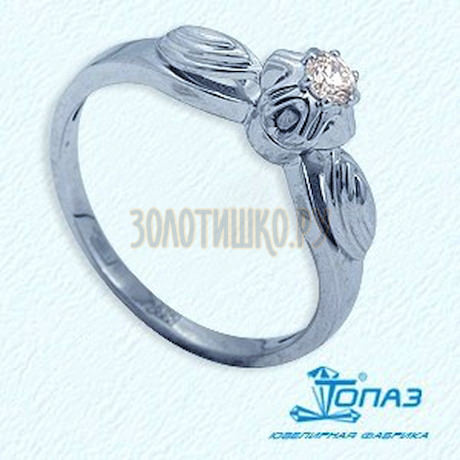 Кольцо с бриллиантом Т331011901