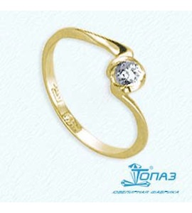 Кольцо с бриллиантом Т901011561