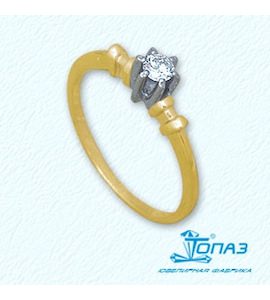 Кольцо с бриллиантом Т931011038