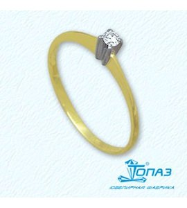Кольцо с бриллиантом Т931011072