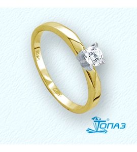 Кольцо с бриллиантом Т941011321-01