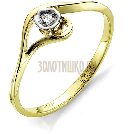 Кольцо с бриллиантом Т941011555
