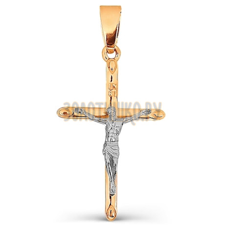 Крестик из красного золота Т13006638