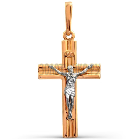Крестик из красного золота Т13006639