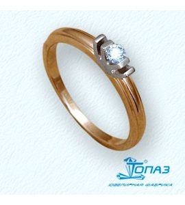 Кольцо с бриллиантом Т13101505