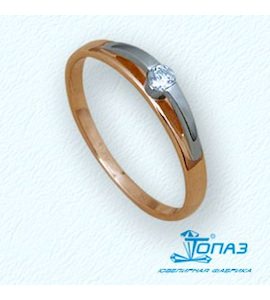 Кольцо с бриллиантом Т13101515
