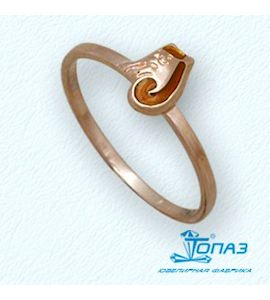 Кольцо с эмалью Т15001919