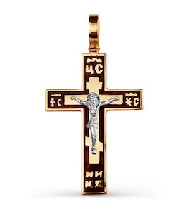 Крестик с эмалью Т15006447-01