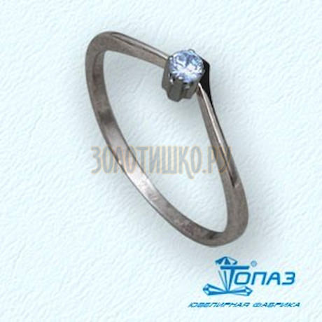 Кольцо с бриллиантом Т30101409