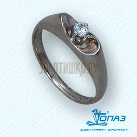 Кольцо с бриллиантом Т30101484