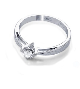Кольцо с бриллиантом Т30101878