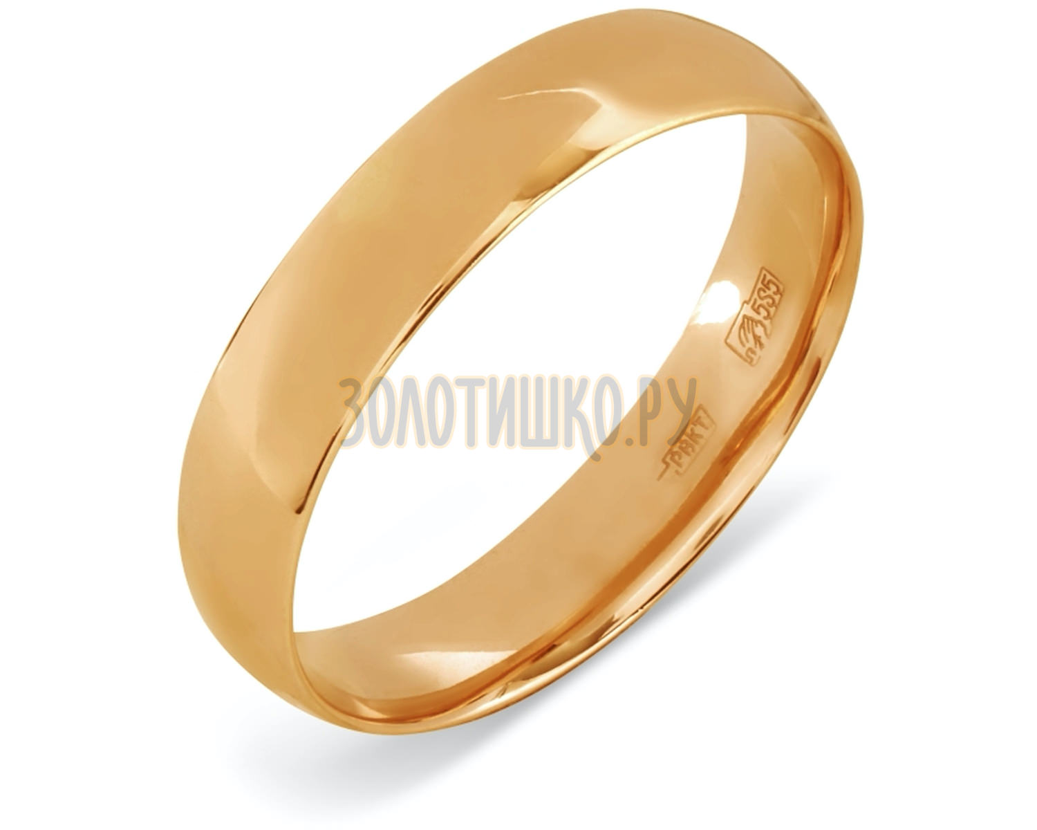 Золотое кольцо обручалка 585