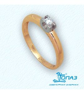Кольцо с бриллиантом Т131011079