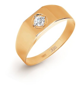 Кольцо из красного золота Т141044868