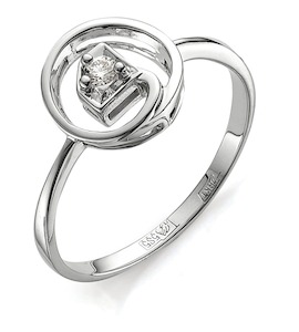 Кольцо с бриллиантом Т301011590