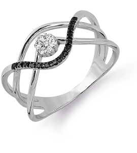 Кольцо с бриллиантами Т301013617