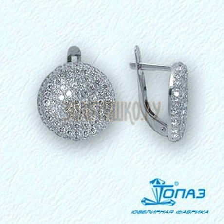 Серьги с бриллиантами Т301021092