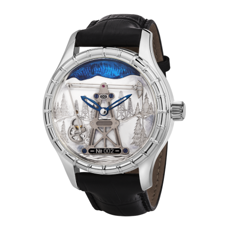 Серебряные мужские часы НИКА EXCLUSIVE 1165.0.9.01S