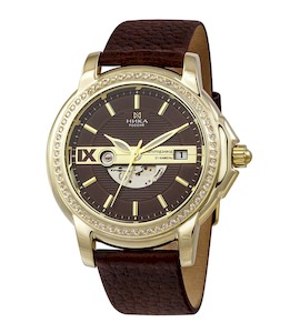 Золотые мужские часы CELEBRITY 3105.1.3.63A