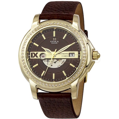Золотые мужские часы CELEBRITY 3105.1.3.63A