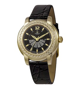 Золотые женские часы CELEBRITY 3873.1.3.54A