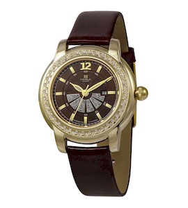 Золотые женские часы CELEBRITY 3873.1.3.64A