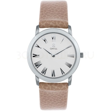 Серебряные женские часы QWILL 6050.01.04.9.21A