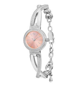 Серебряные женские часы QWILL 6076.06.02.9.95B