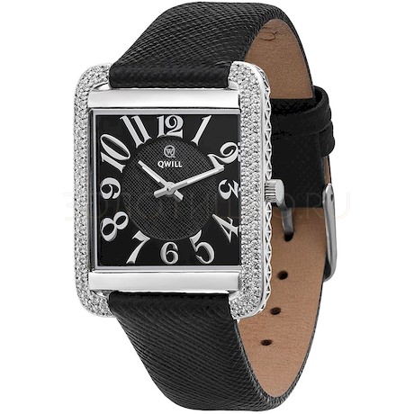 Серебряные женские часы QWILL 6351.06.02.9.52A