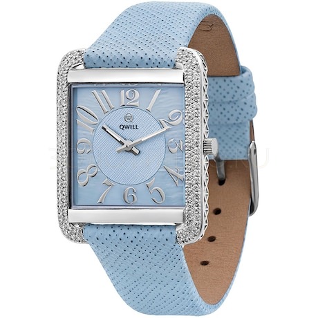 Серебряные женские часы QWILL 6351.06.02.9.82A