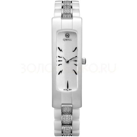 Серебряные женские часы QWILL 8152.02.01.9.15A