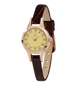 Золотые женские часы VIVA 0303.0.1.47H