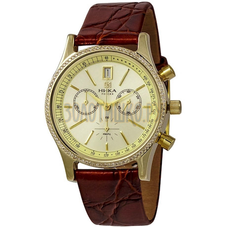 Золотые мужские часы CELEBRITY 1057.1.3.45E