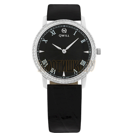 Серебряные женские часы QWILL 6050.05.14.9.51A