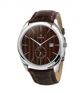 Серебряные мужские часы Slimline 0116.0.9.65A.B