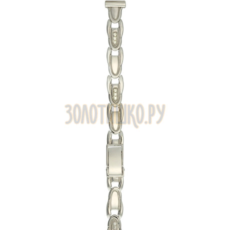 Серебряный браслет для часов (10 мм) 026211