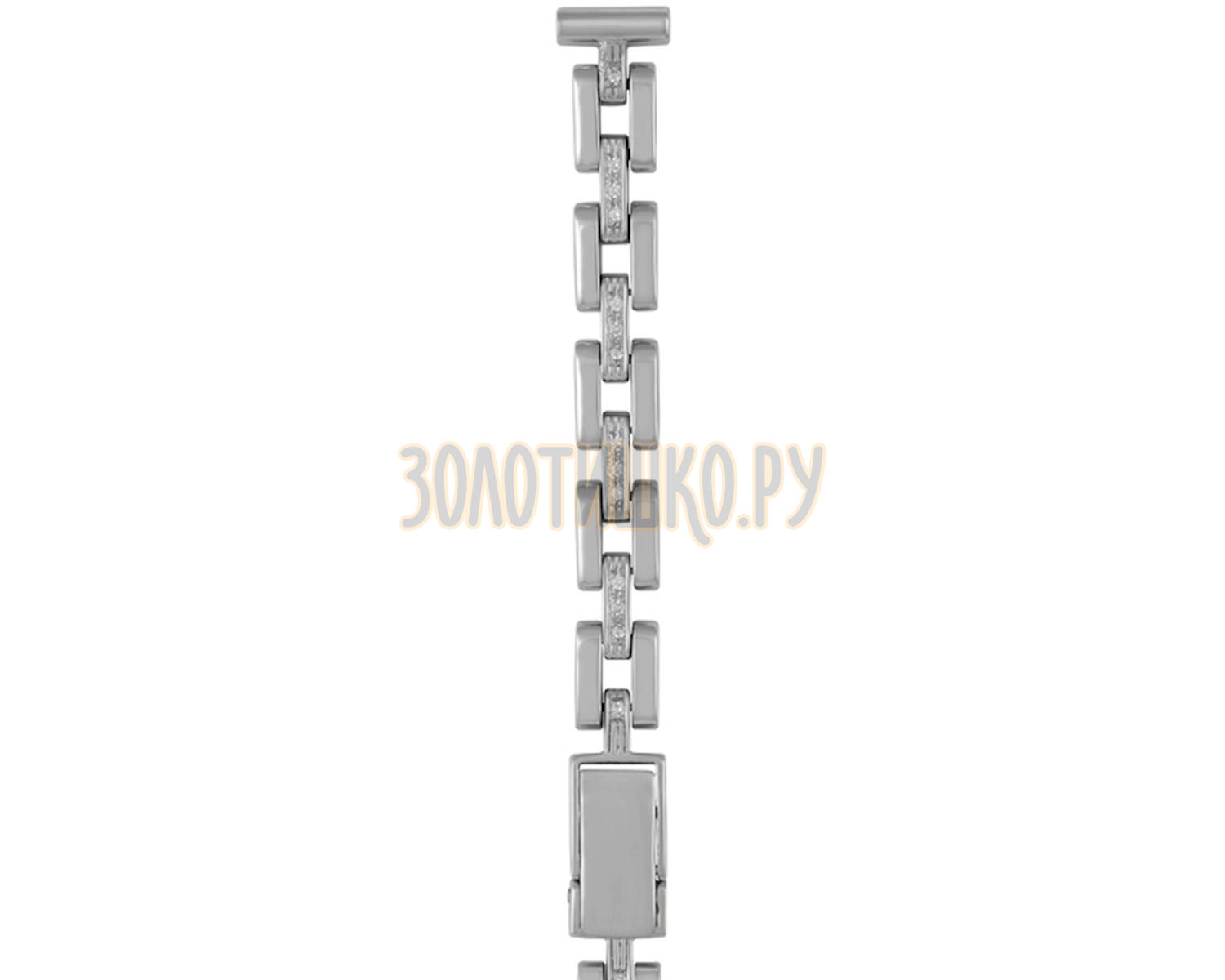 026582 - Серебряный браслет для часов (10 мм) - Platinor - купить винтернет-магазине Золотишко.ру