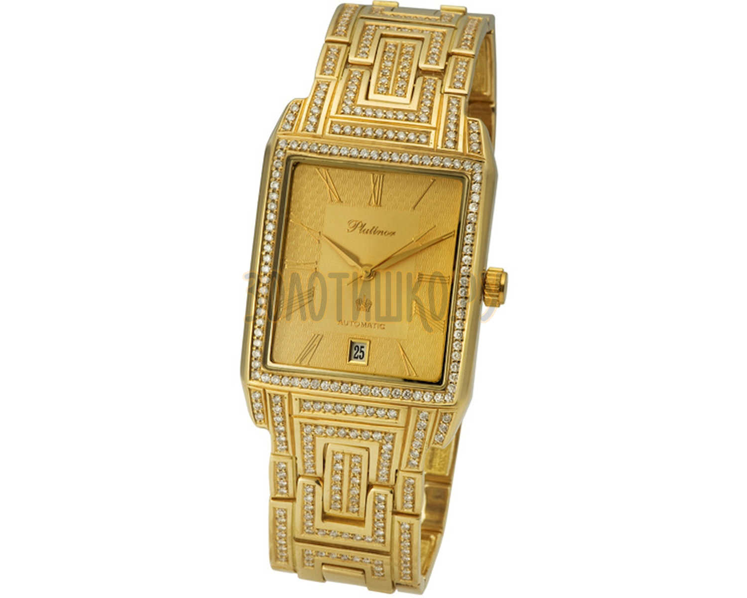 Золотые часы мужские с золотым браслетом купить. Наручные часы Platinor 31911.421. Золотые часы Платинор мужские 750 проба. Часы Platinor золото. Платинор часы модель5080.