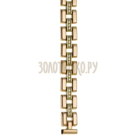 Золотой браслет для часов (10 мм) 326580