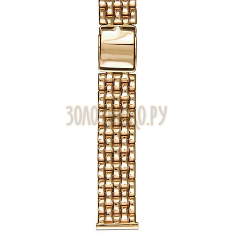 Золотой браслет для часов (20 мм) 42005