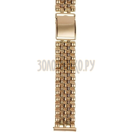 Золотой браслет для часов (20 мм) 42023